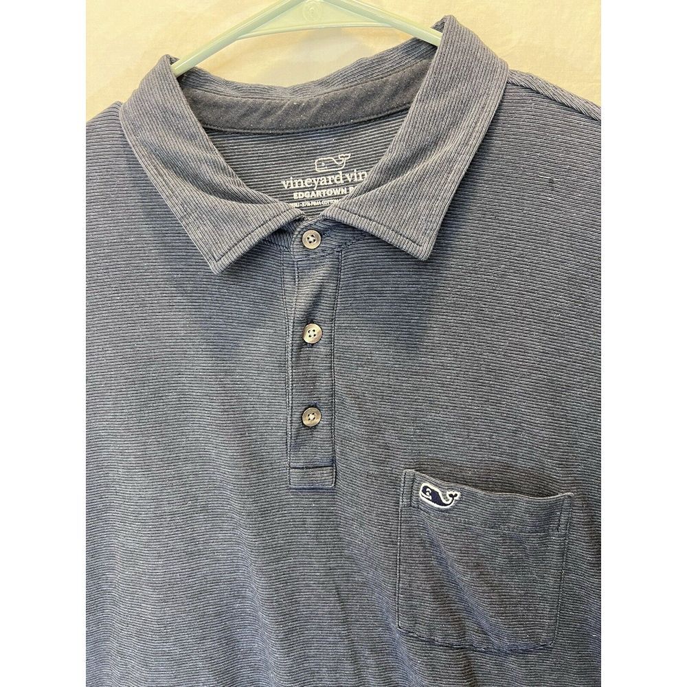 Vineyard Vines Men's Blue Polo Shirt